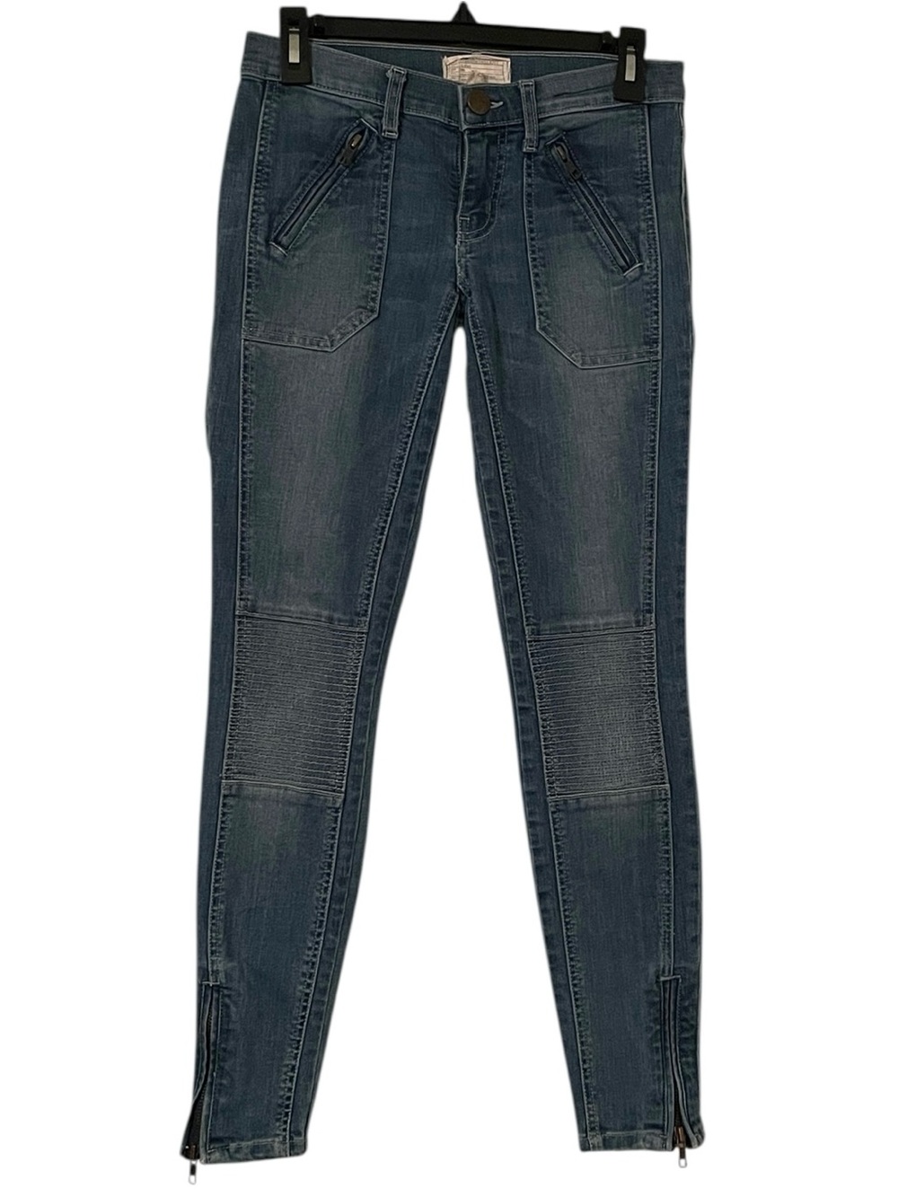 Current/Elliott Women's Blue Wash Apache The Motto Stiletto Ankle Jeans‎ Size 25